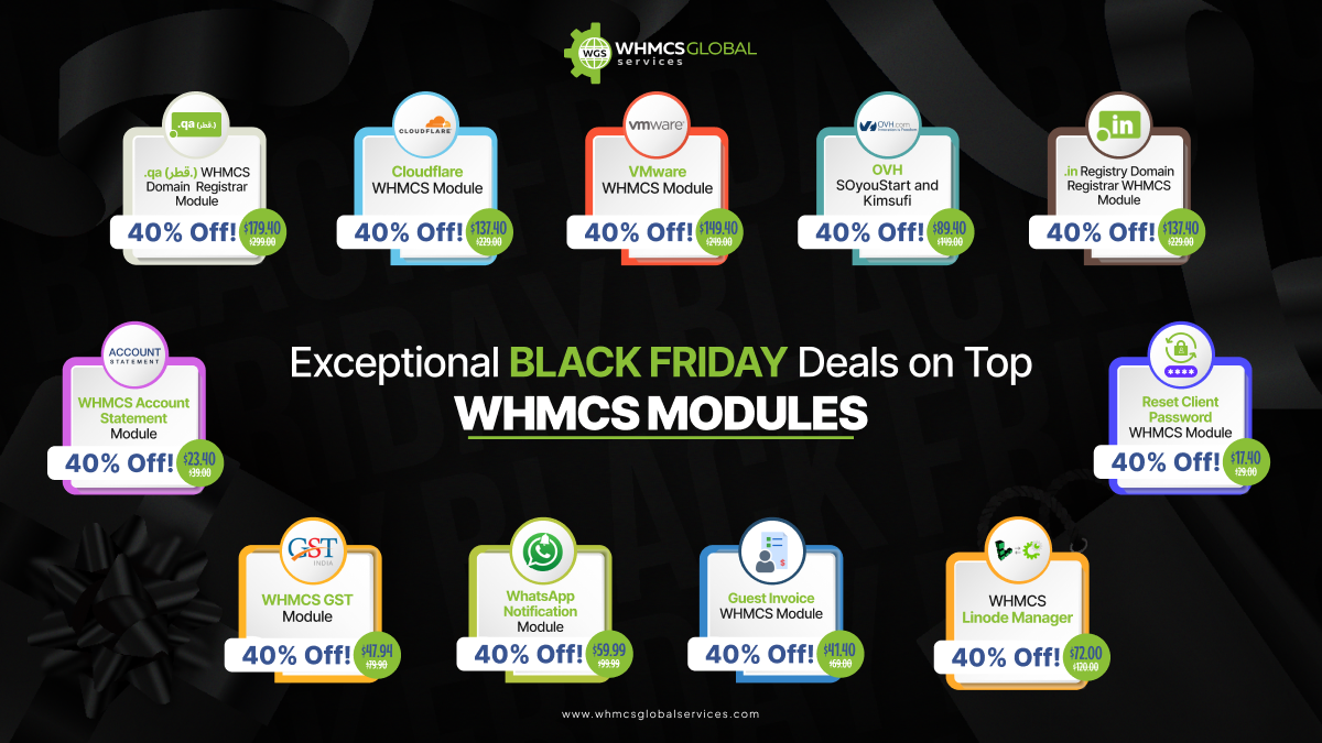 Black Friday Deals on Top WHMCS Modules