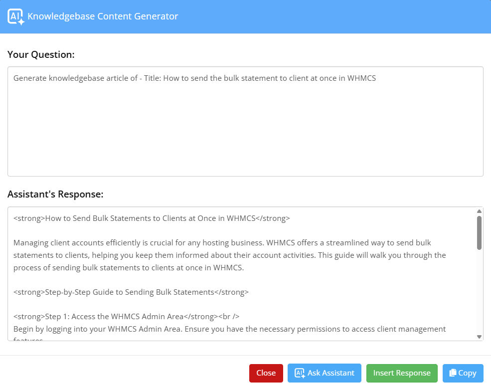 AI Content Generation