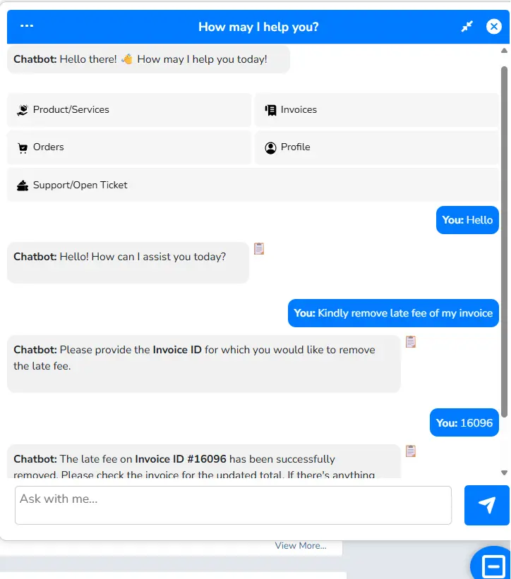 Smart Invoice Management with AI Chatbot