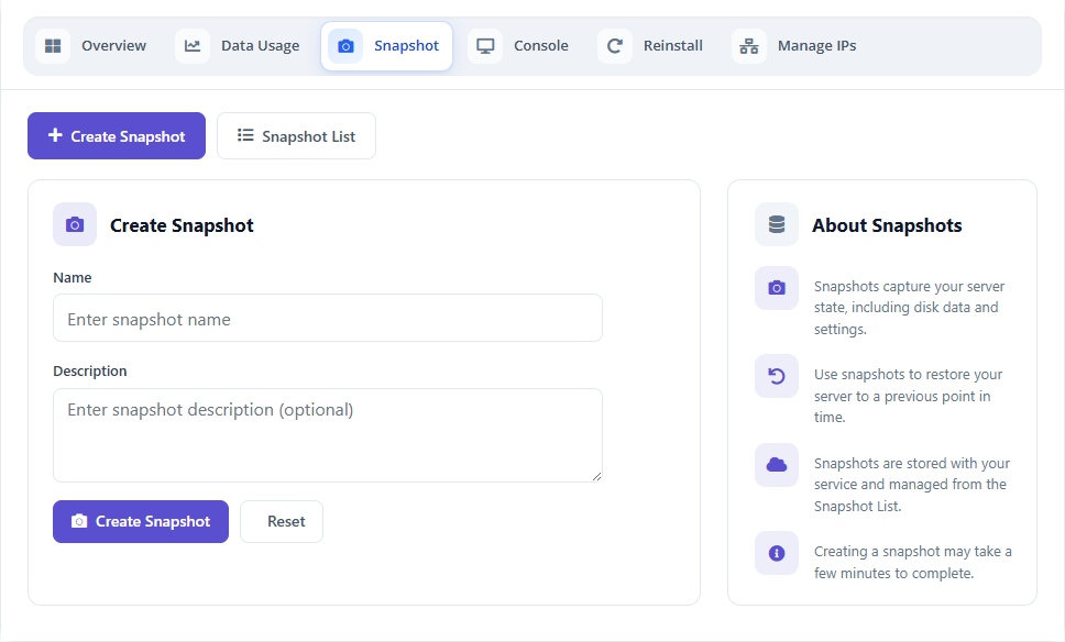 VMware-Clientside-Create-Snapshot