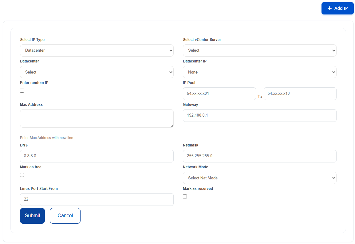 VMware-IP-add
