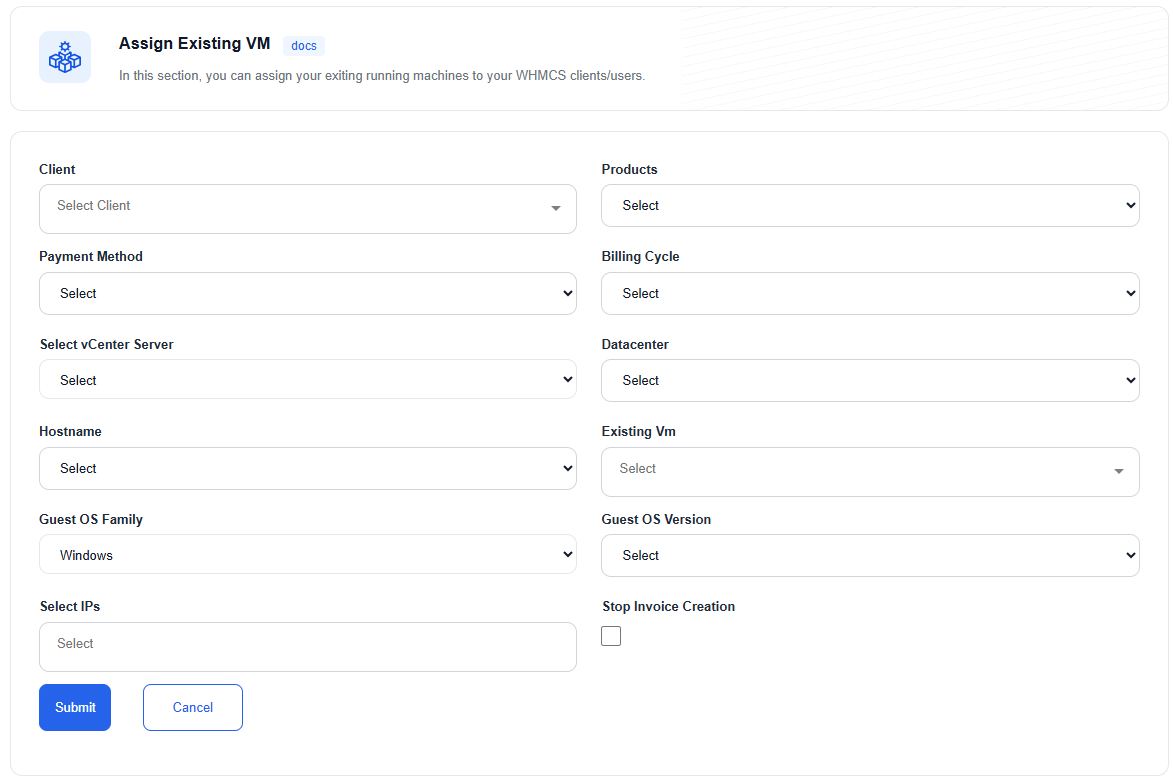 VMware-assign-vm