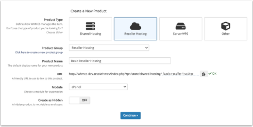 Choose Reseller Hosting