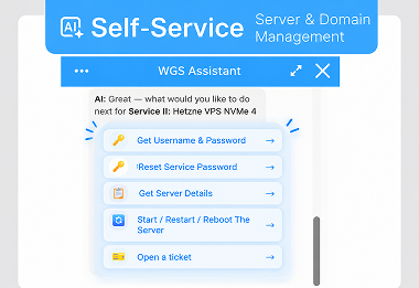 Self-Service Server & Domain Management